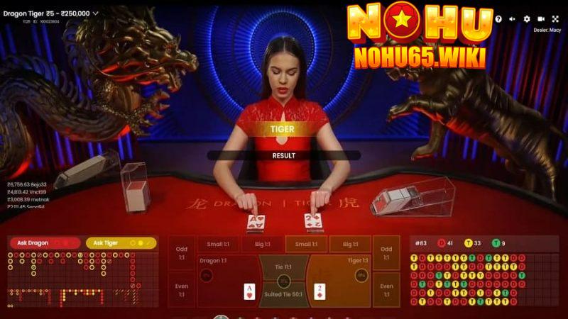 Live Casino Nohu65 - Sảnh Game Bài Hấp Dẫn Nhất Châu Á 4 Cá cược rồng hổ cực hay